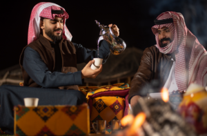 Saudi coffee with dates